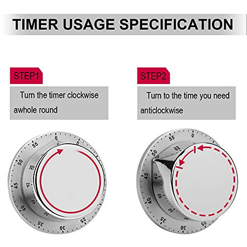 Red Butterfly Kitchen Timer (One Size / Red Butterfly)
