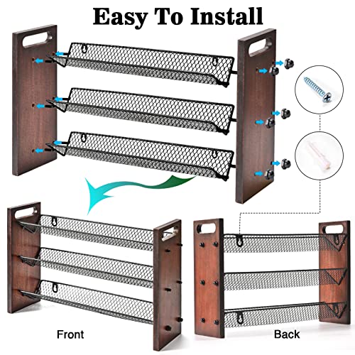 Rustic Spice Rack