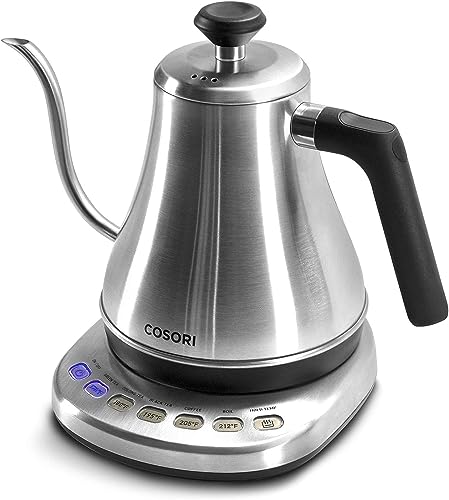 Electric Gooseneck Kettle Smart Bluetooth With Variable Temperature Control Stainless Steel Kettle electric water boiler