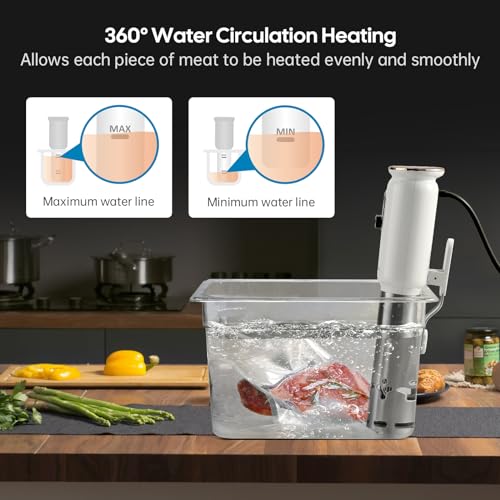 2.4G WiFi Sous Vide Cooker ISV (White)