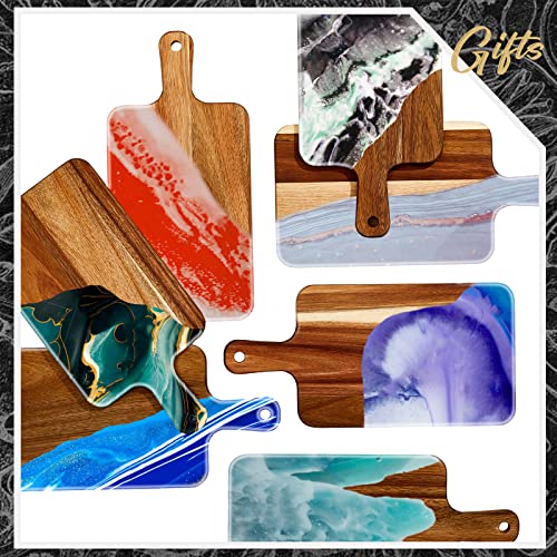 40 Pcs Cutting Boards with Handle (15.7"L x 7.8"W / Acacia)