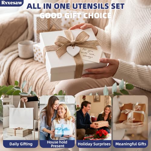 Kitchen Utensils Set (Navy Blue)