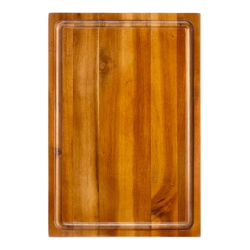Eldridge Medium 16" x 11" Acacia Cutting Board (Brown / 16"L x 11"W)
