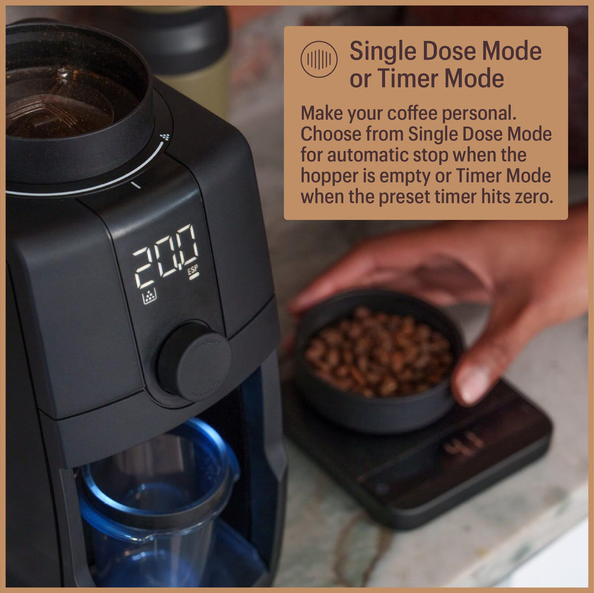 Encore ESP Pro Coffee Grinder ZCG595BLK