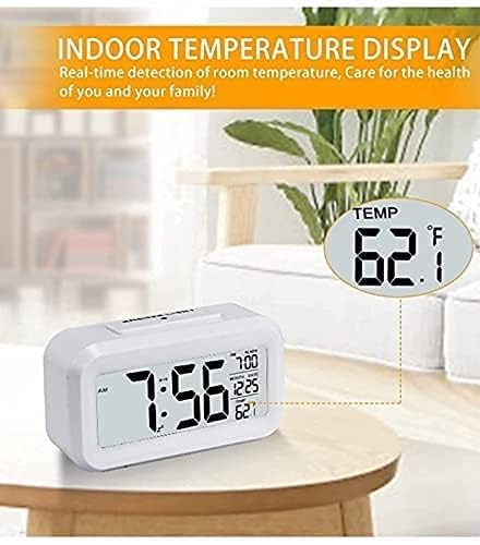Digital Alarm Clock (White Alarm Clock)