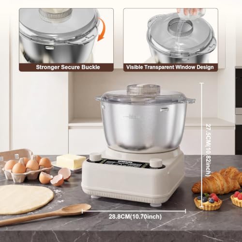 Electric Dough Maker with Ferment Function (Almond Cream)