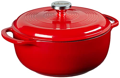 Essential Enamel Cast Iron Dutch Oven with Lid