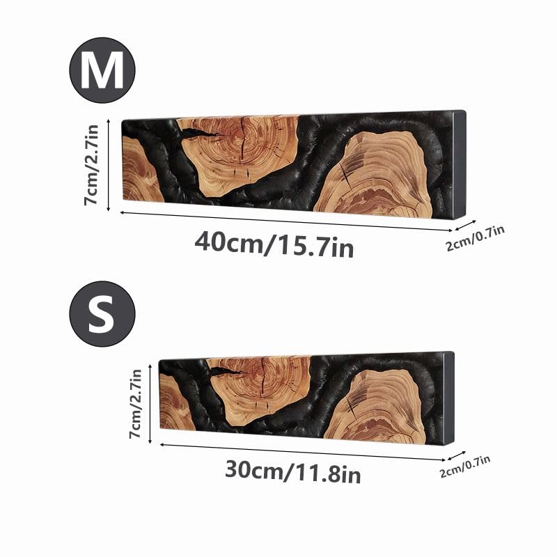 11.8 Inch Magnetic Knife Holder for Wall (Black / 11.8IN)
