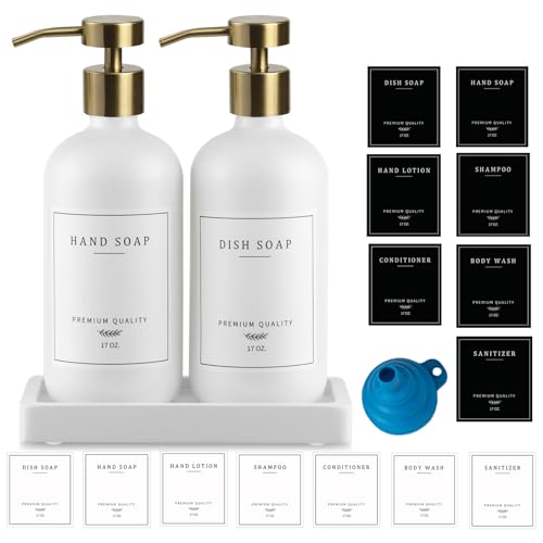 soap Dispenser Set Glass fz