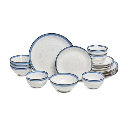 Speckled Stoneware Dinnerware Set for 4