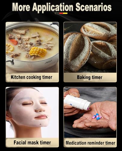 Visual Timer for Cooking Classroom (Black)