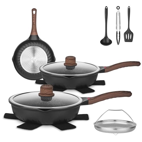 Nonstick Skillet with Lid