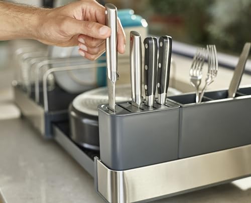 Extend Max Steel Expanding Dish Drying Rack (Max / Gray)
