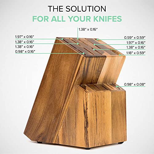 Wood Kitchen Knife Block