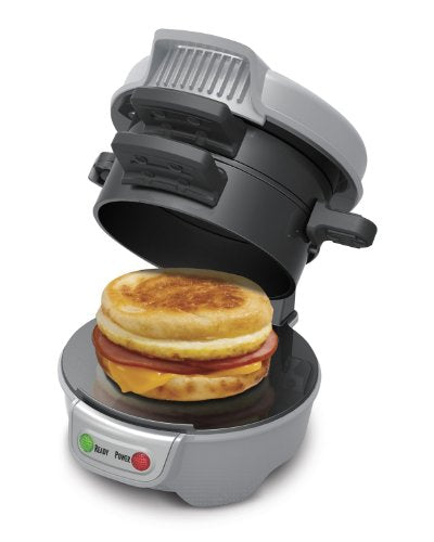 Breakfast Sandwich Maker with Egg Cooker Ring