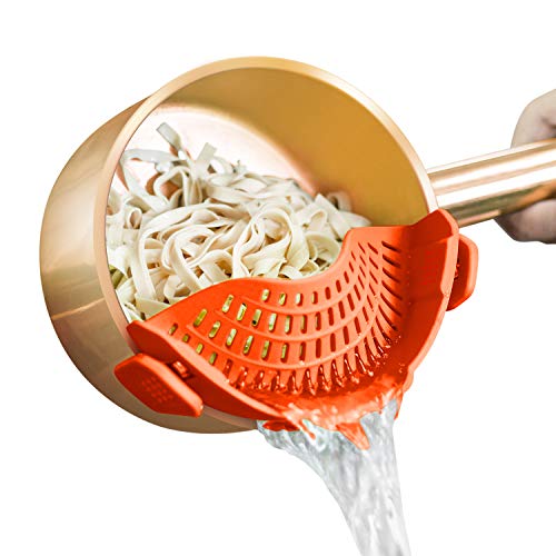 Clip On Strainer Silicone for All Pots and Pans