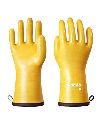 wahoo Liquid Silicone Oven Mitts Gloves