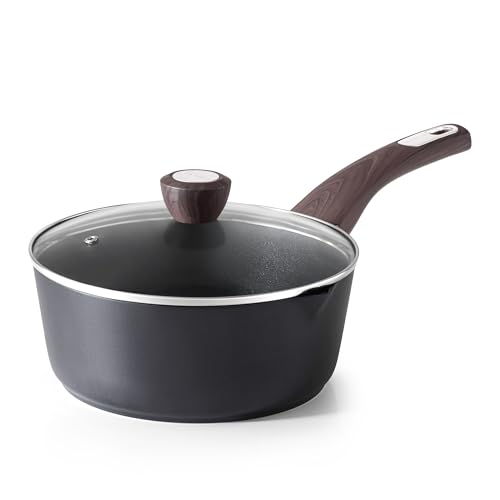 Ceramic Nonstick Sauce Pan with Lid