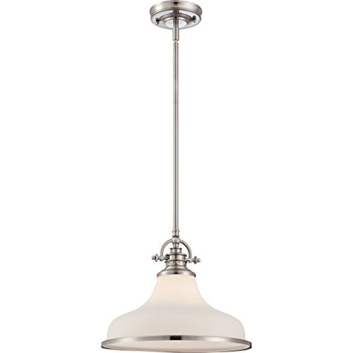Grant Pendant with Opal Etched Glass