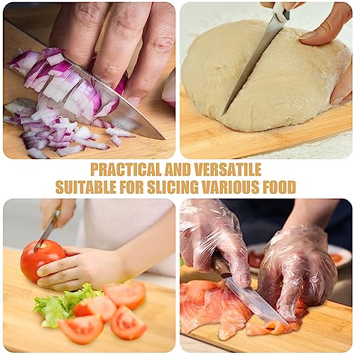 12 Packs Wooden Cutting Board Set with Handles Large Kitchen Serving Plain Chopping Board Bulk Gifts for Mom for Vegetables Meat Pizza Cheese Fruit Bread (16 x 5 Inch)