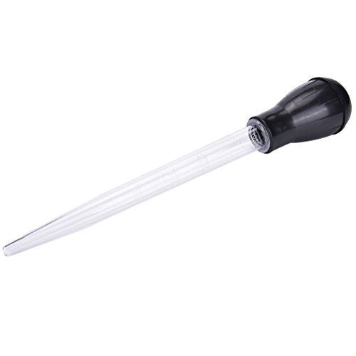11 Inch Turkey Baster with Rubber Bulb Extra Large Bulb Basters with Measuring Lines Turkey Baster Syringe Injector Needle for Cooking