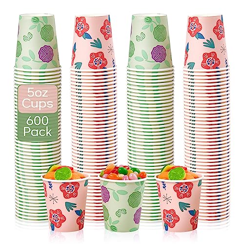 600 Pack 3 5oz Paper Cups