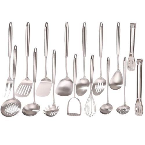 18 10 Stainless Steel Cooking Utensils Set