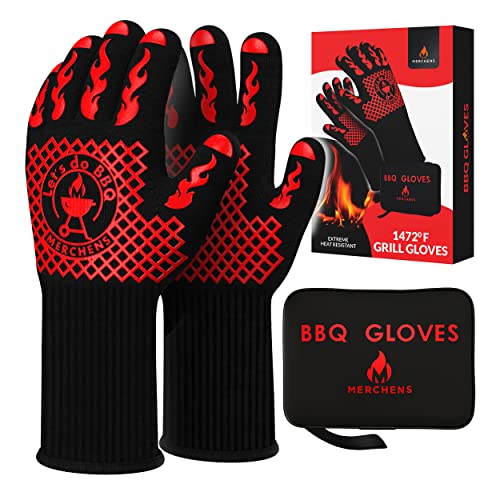 BBQ Grill & Oven Gloves 1472°F Heat Resistant