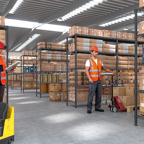 70"" W Storage Shelves Heavy Duty Metal Shelving