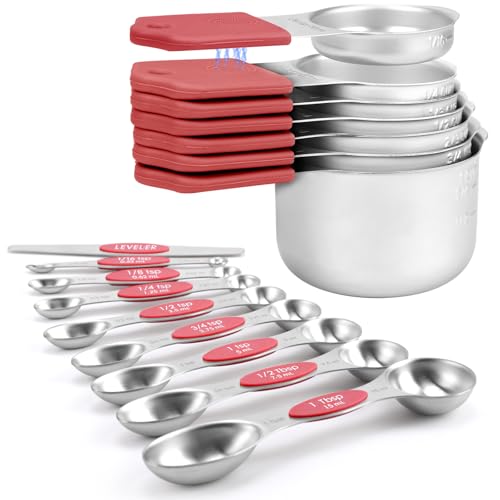 Magnetic Measuring Cups and Spoons Set