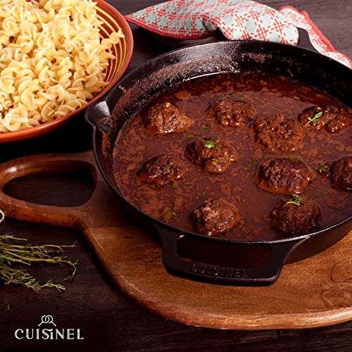 Cast Iron Cookware with Glass Lid