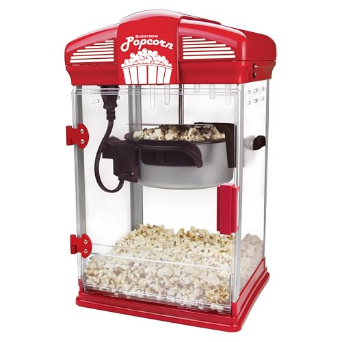 Stir Crazy Movie Theater Popcorn Popper with Nonstick Popcorn Kettle
