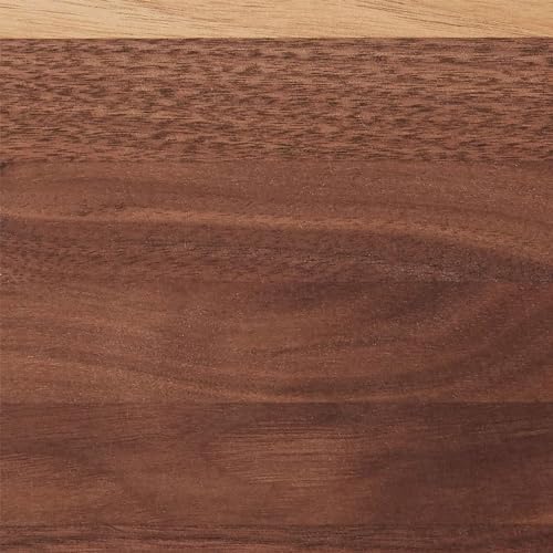 B Series Square Wooden Cutting Board with Wood Bun Feet & Edge