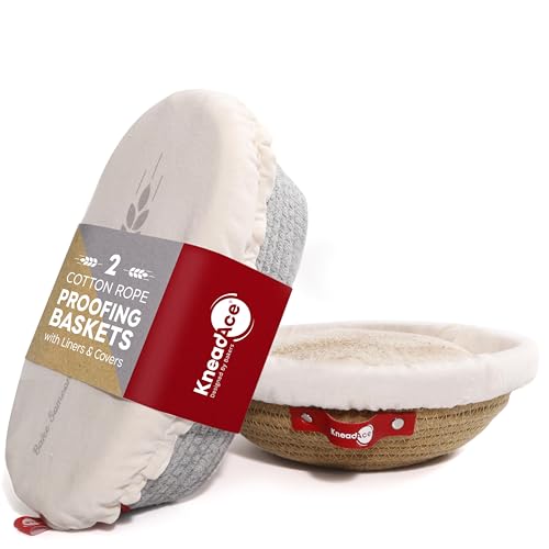 Cotton Rope Banneton Bread Proofing Basket Set