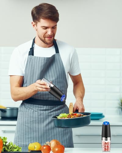 Gravity Electric Pepper and Salt Grinder Set