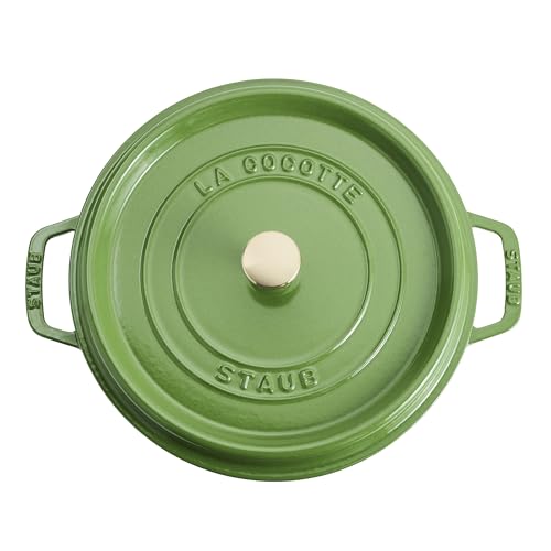 Cast Iron Round Dutch Oven (5.5-qt Round / Pistachio)