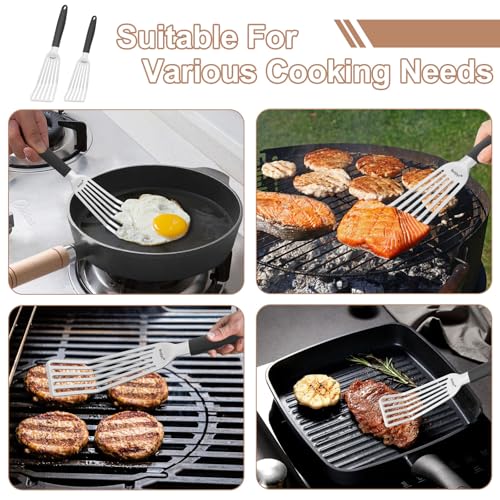 2 Pack Stainless Steel Fish Spatula