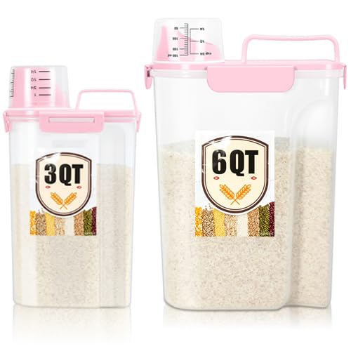 Rice Container 2 Pack 5 Lbs