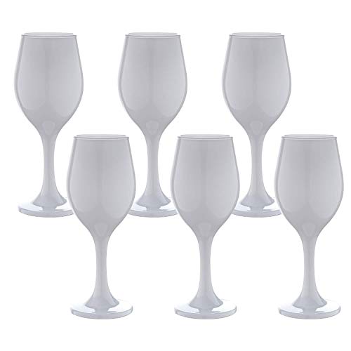 Decor Colored Wine Glasses