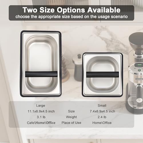 Coffee Knock Box for Espresso Grounds Disposal