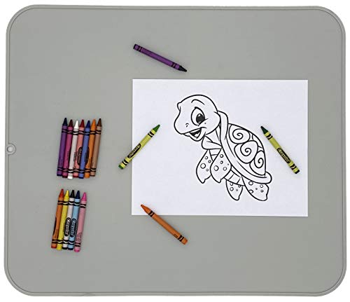 Silicone Dish Drying Mat (24" x 30" / Gray)