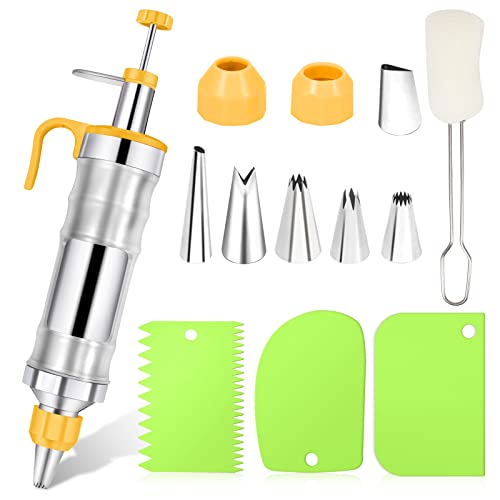 Icing Decoration Gun Set Dessert Decorating Decorator Syringe Cake Decorating Tool