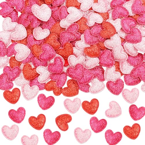 Valentine's Day Confetti Heart Felt Love Heart Shape for Wedding Valentines Day Party Supplies DIY Crafts