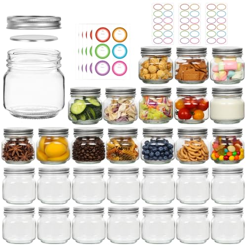 Mason Jars Group with All Size and Lids