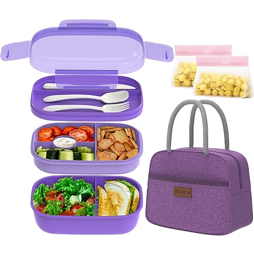 1900ml Bento Box and Lunch Bag Set