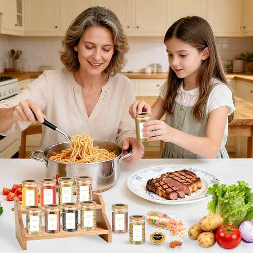 Glass Jars with Bamboo Lids……