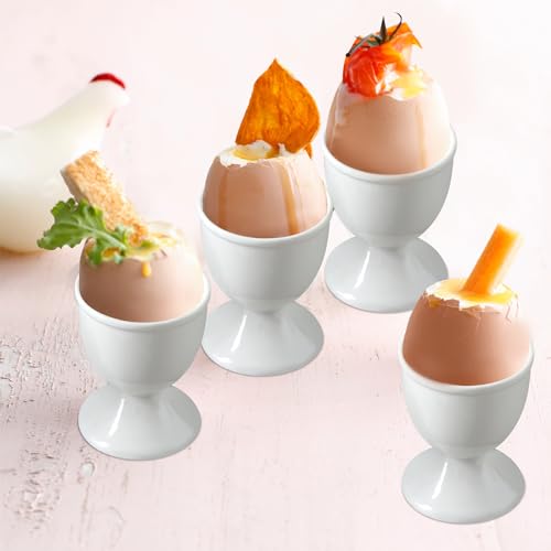 Porcelain Egg Cup Timer Set of 4