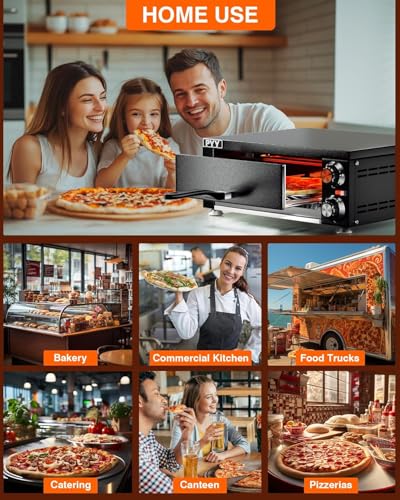 Commercial Electric Pizza Oven 12" 1100W