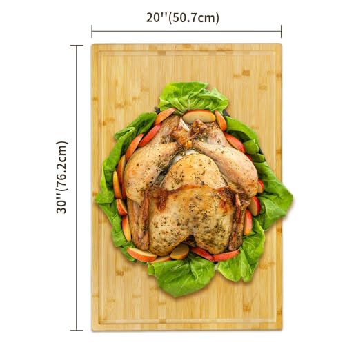 Extra Large Cutting Board (Bamboo / 30"L x 20"W)