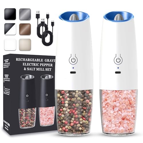 Rechargeable Electric Salt And Pepper Grinder Set